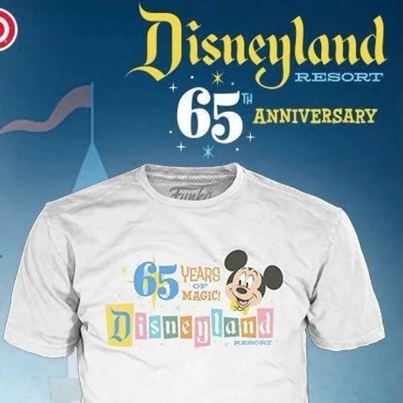 Disney Tops - Disneyland Anniversary 65 Limited Edition T-Shirt